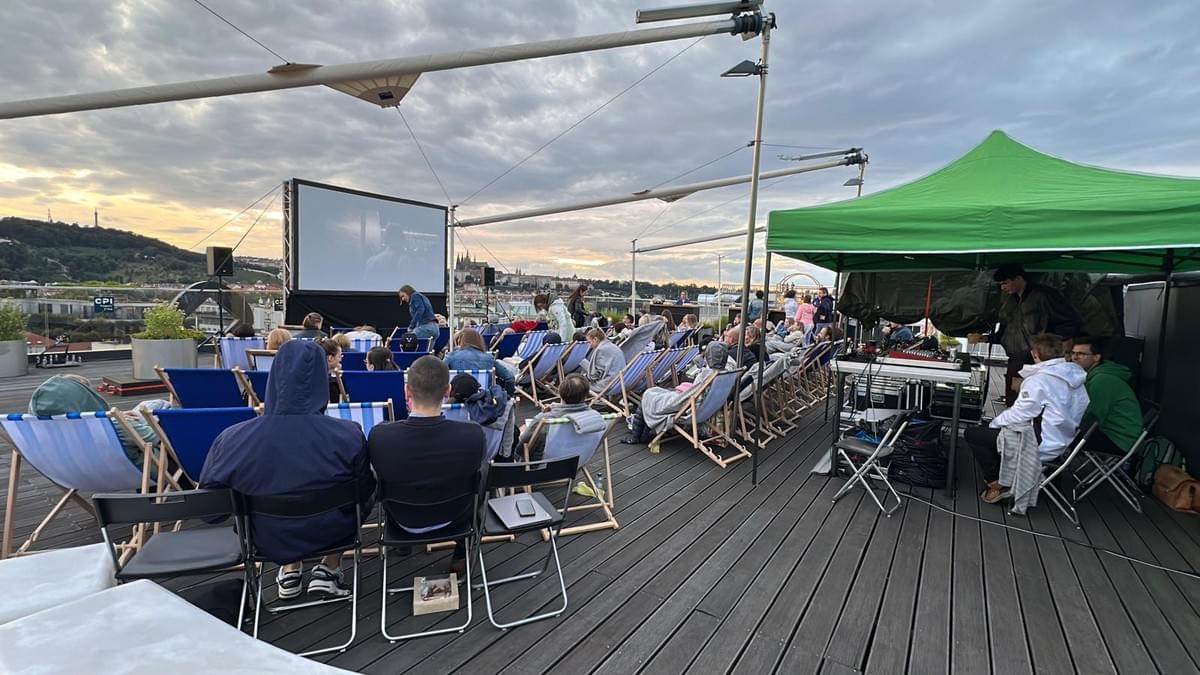 Lehátka na festivalu